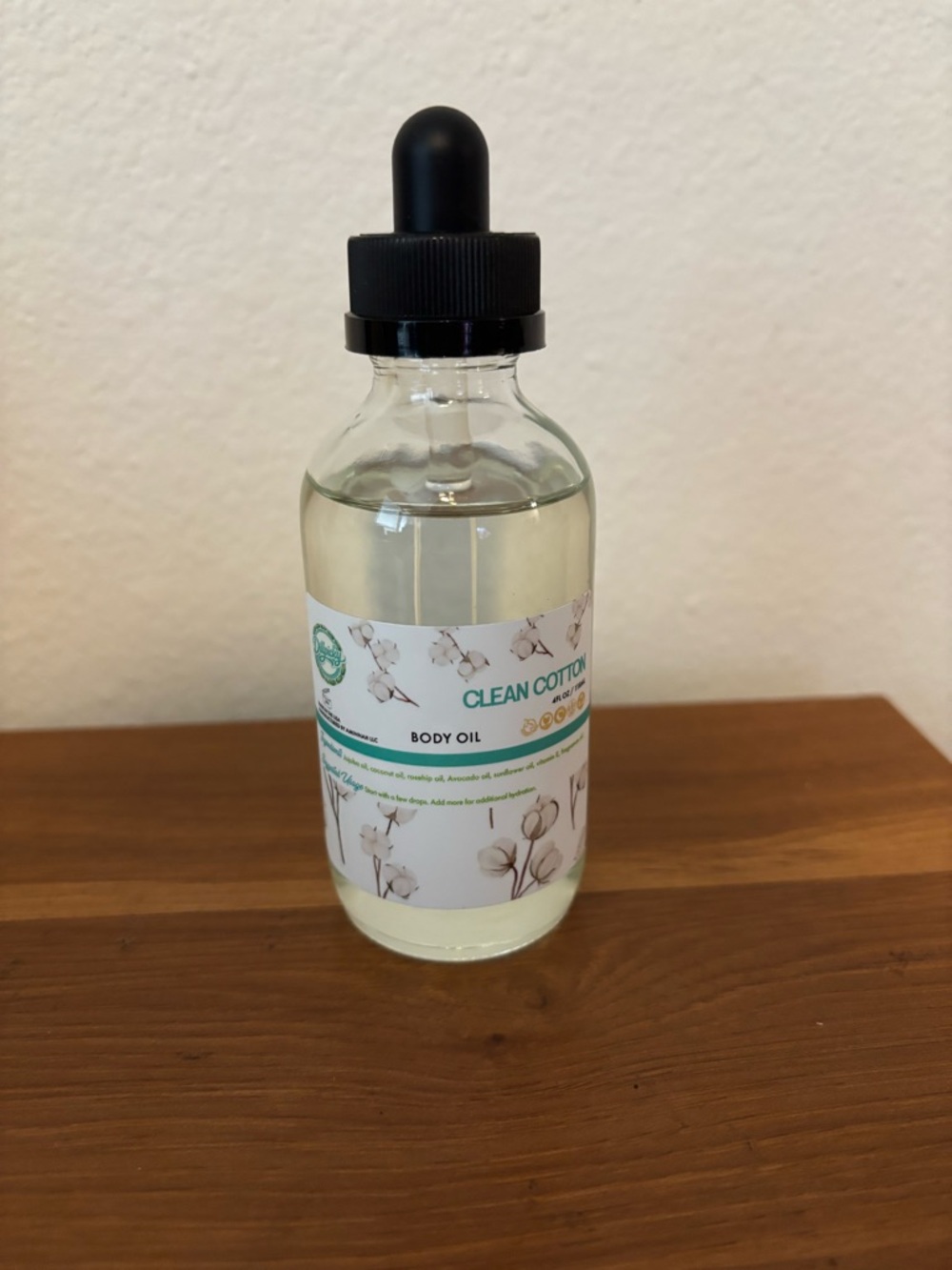 Dillpicky x Aminnah - Clean Cotton Body Oil
